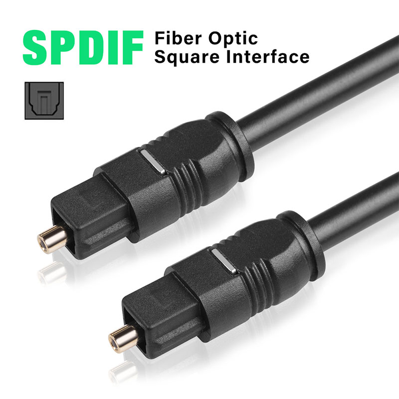 Optical Audio Cable Toslink Gold Plated - 0.5m 1m 1.5m 2m 3m Digital