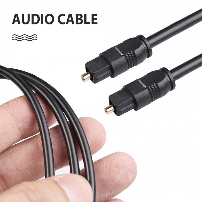 Optical Audio Cable Toslink Gold Plated - 1/2/3pcs High Quality SPDIF MD DVD