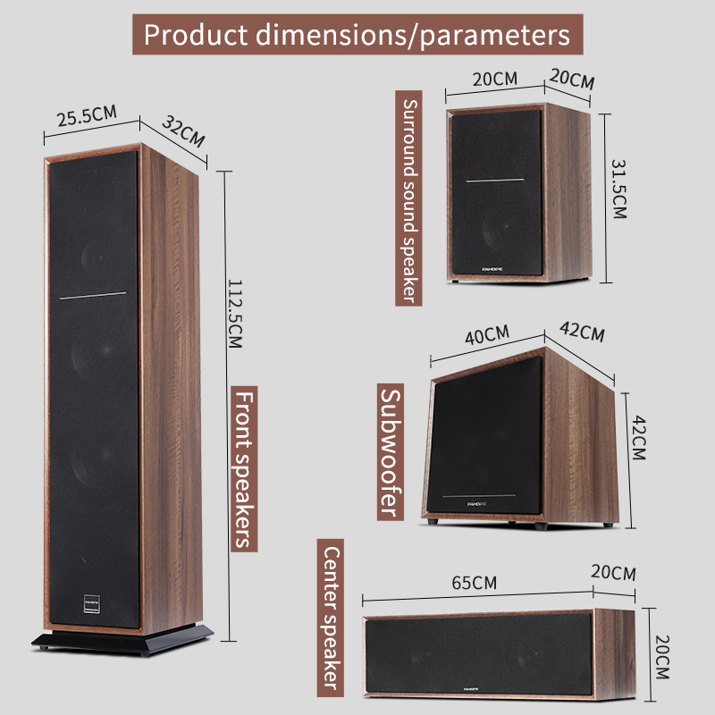 7.1 Tower Wooden Home Theater  - Home Theater System 7.1 Surround Sound review and price