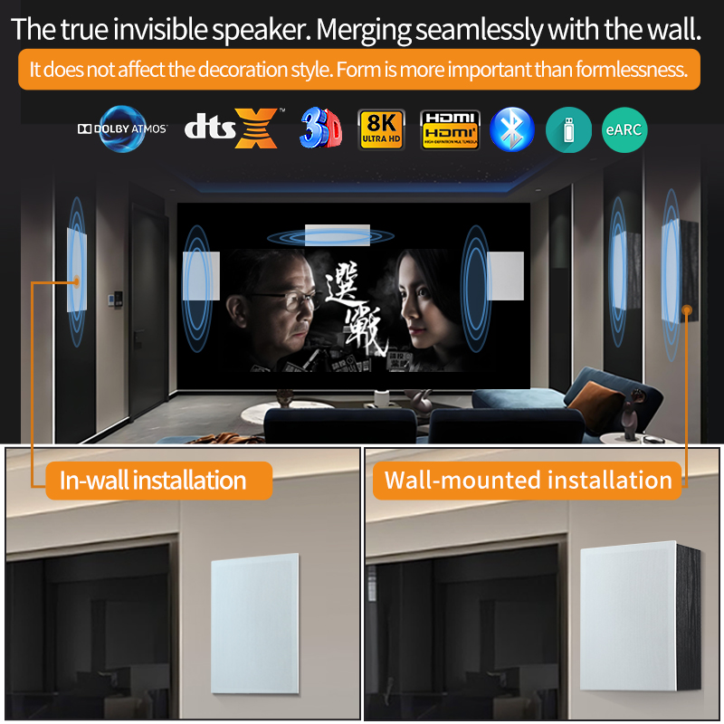 7.1 In-wall Wall-mounted Home  - Home Theater System 7.1 Surround Sound review and price