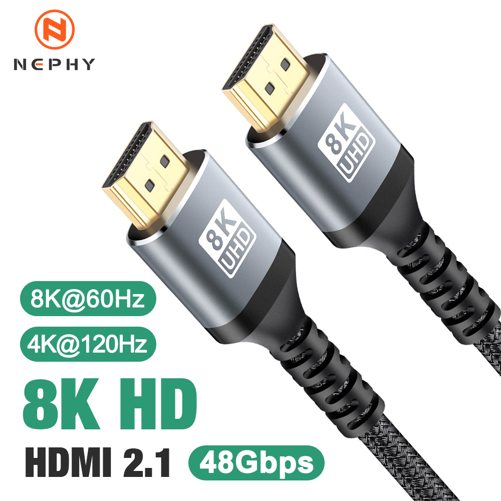 8K HDMI 2.1 Cable 48Gbps 8K@60 - Hdmi 2.1 Cable 8K 60Hz 48Gbps Earc review and price