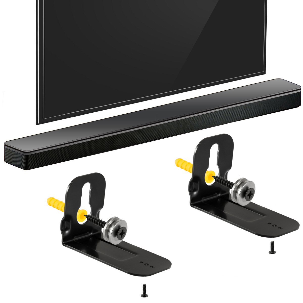 2pcs Soundbar Speaker Wall Mou - Speaker Wall Ceiling Mount Bracket review and price