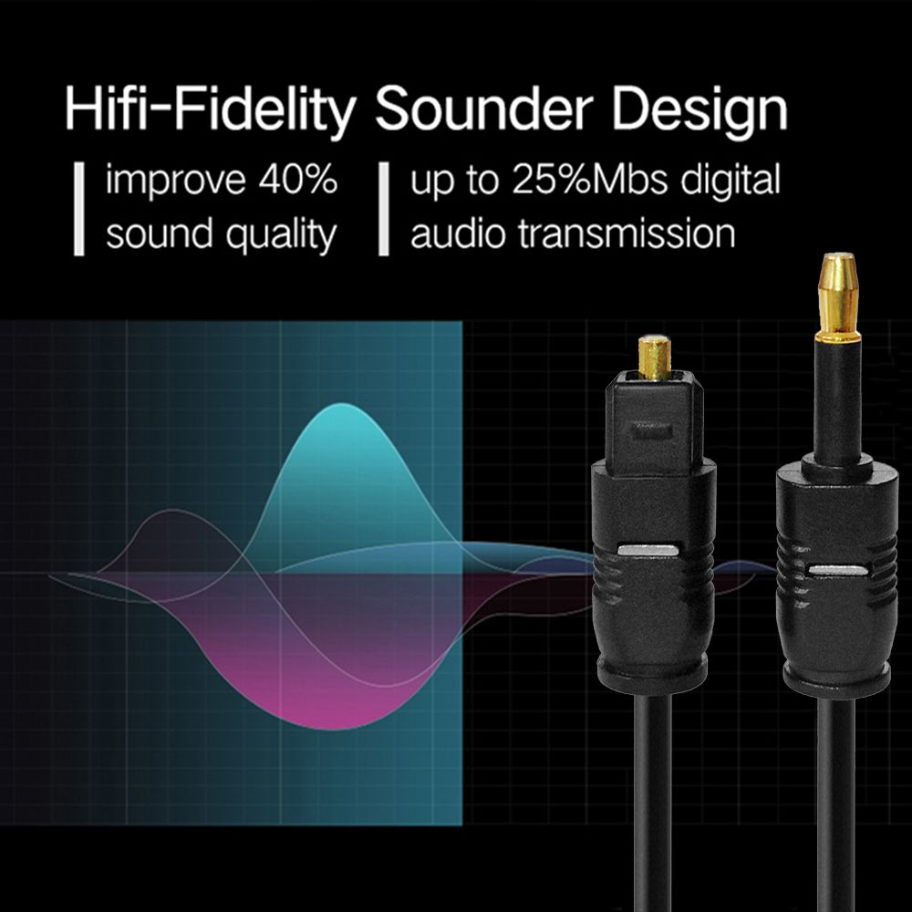 3.5mm Plug to Toslink Audio Ca - Optical Audio Cable Toslink Gold Plated review and price