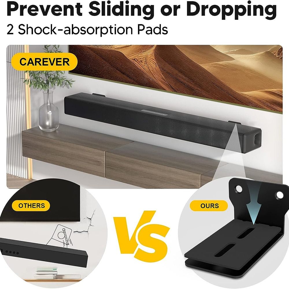 Sound Bar Mounts Wall Brackets - Soundbar Wall Mount Bracket Universal review and price