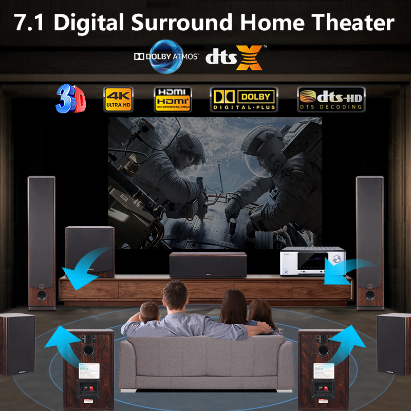 7.1 Tower Home Theater System  - Home Theater System 7.1 Surround Sound review and price