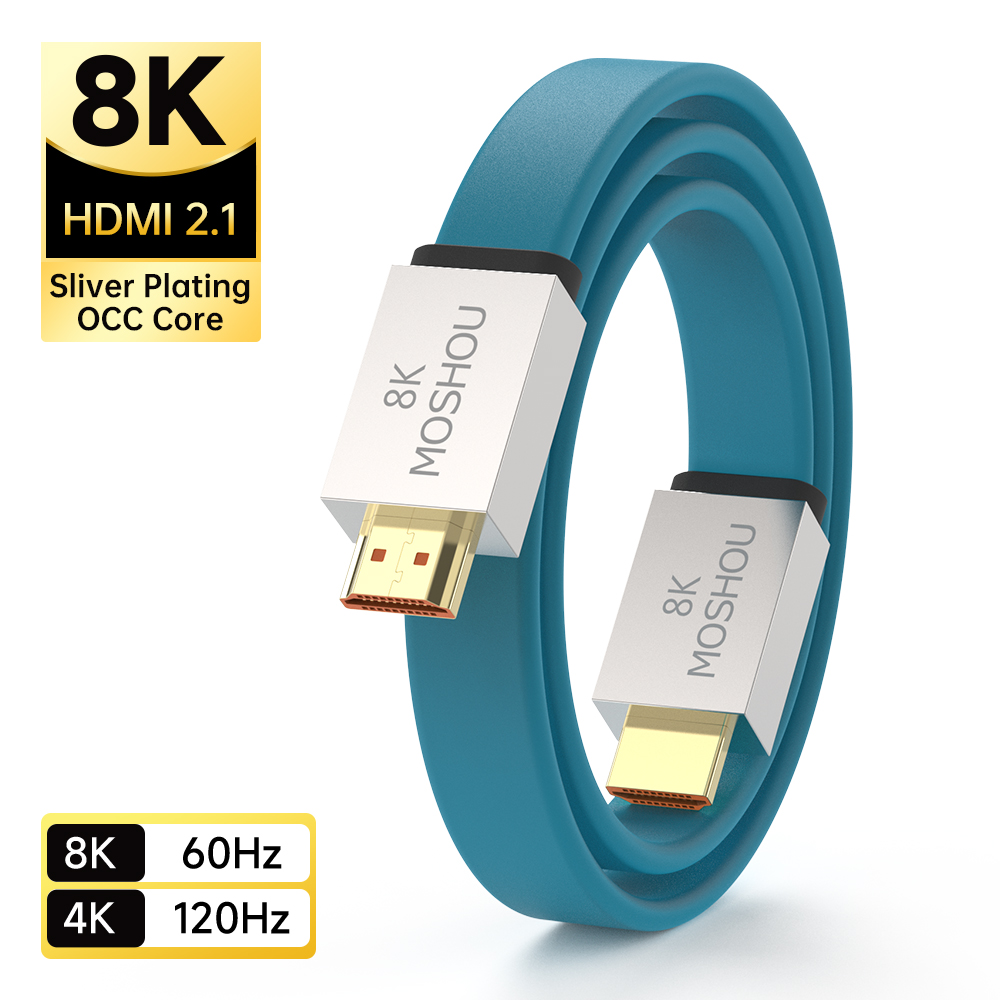 MOSHOU HDMI 2.1 Cable 48Gbps 8 - Hdmi 2.1 Cable 8K 60Hz 48Gbps Earc review and price