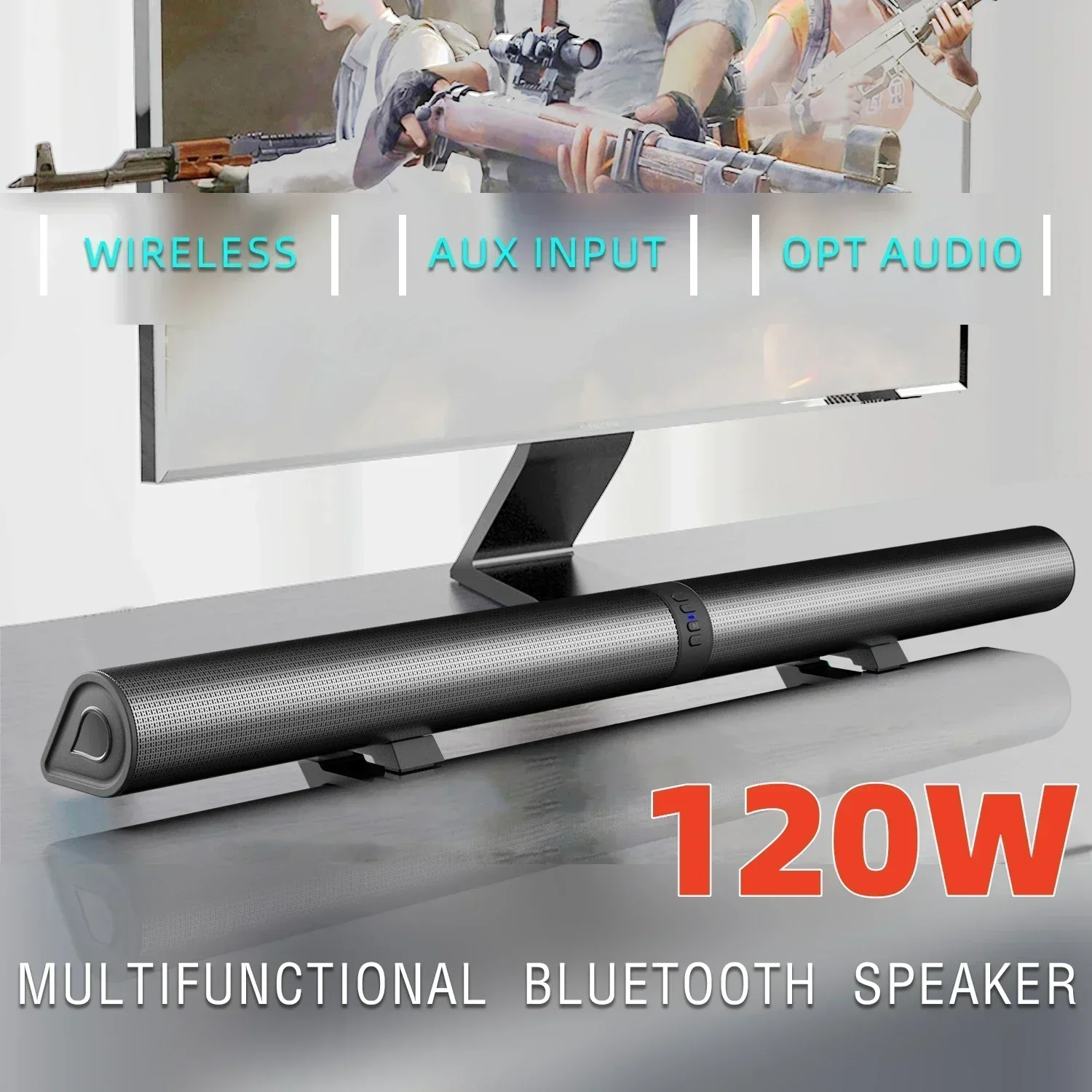 120W BS-56 TV Bluetooth Speake - Tv Soundbar Optical Bluetooth 120W review and price