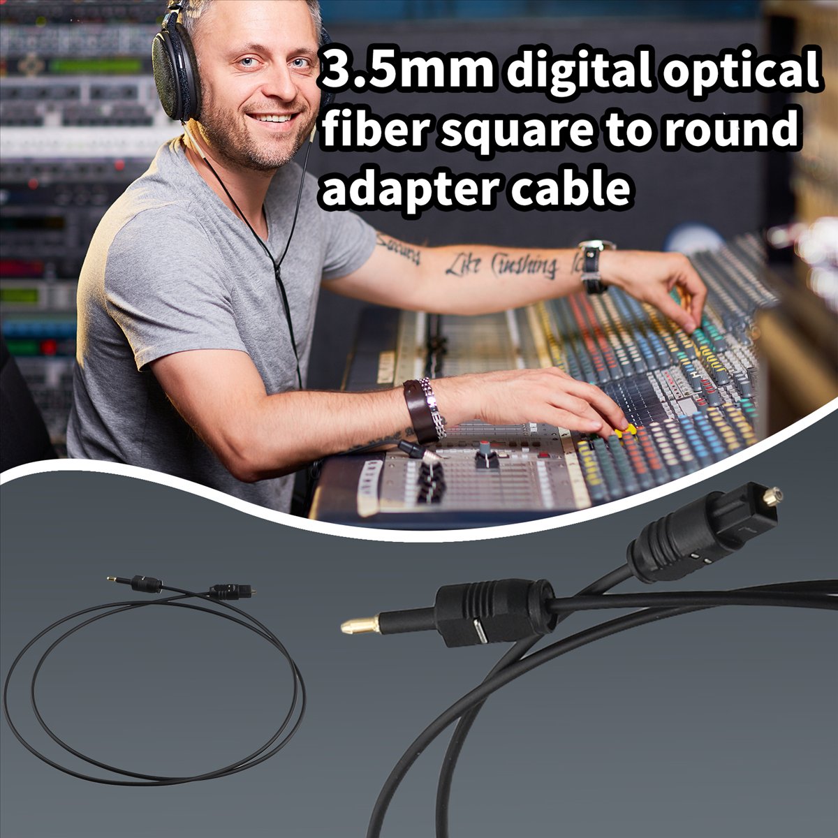 A14M 1m 3ft Toslink to Mini Pl - Optical Audio Cable Toslink Gold Plated review and price