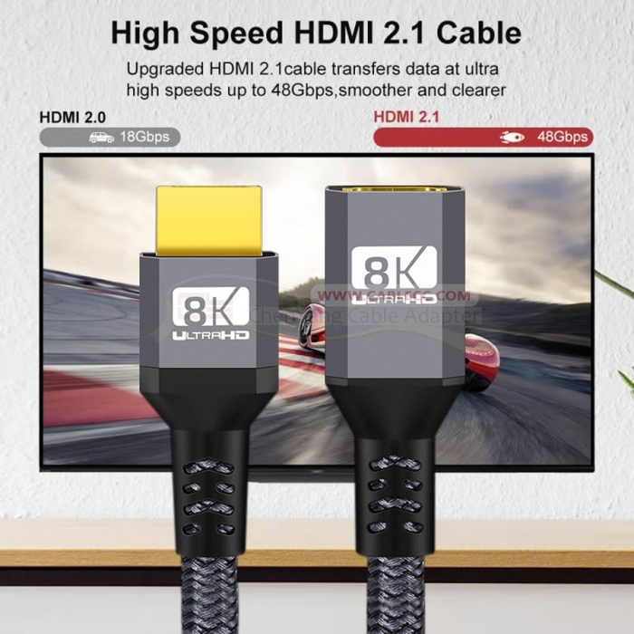 HDMI 2.1 Extension Cable 8K HD - Hdmi 2.1 Cable 8K 60Hz 48Gbps Earc review and price